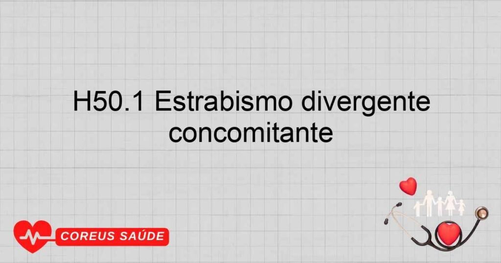 H50.1 Estrabismo divergente concomitante