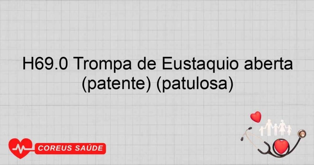 H69.0 Trompa de Eustáquio aberta (patente) (patulosa)