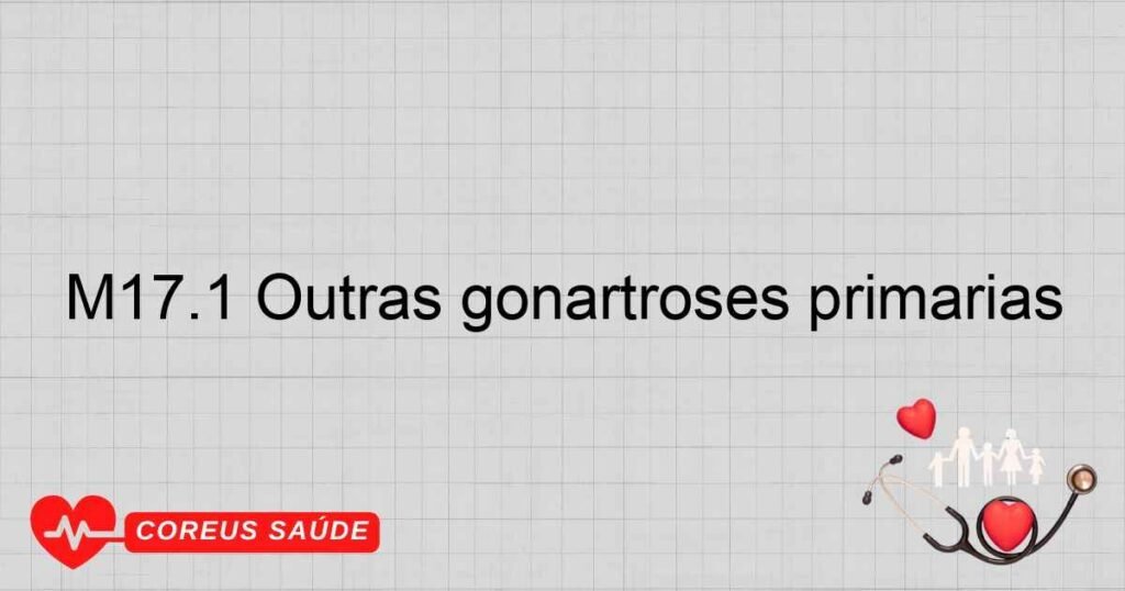 M17.1 Outras gonartroses primárias