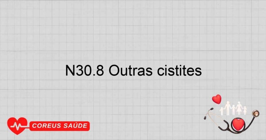 N30.8 Outras cistites