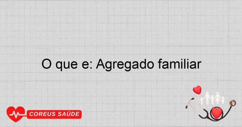 O que é: Agregado familiar O que é: Agregado familiar