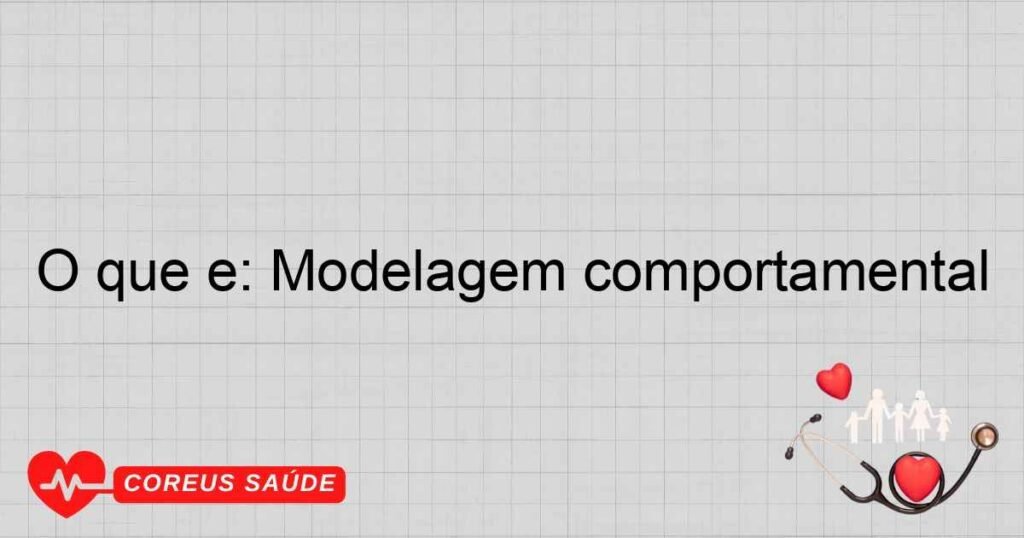 O que é: Modelagem comportamental O que é: Modelagem comportamental