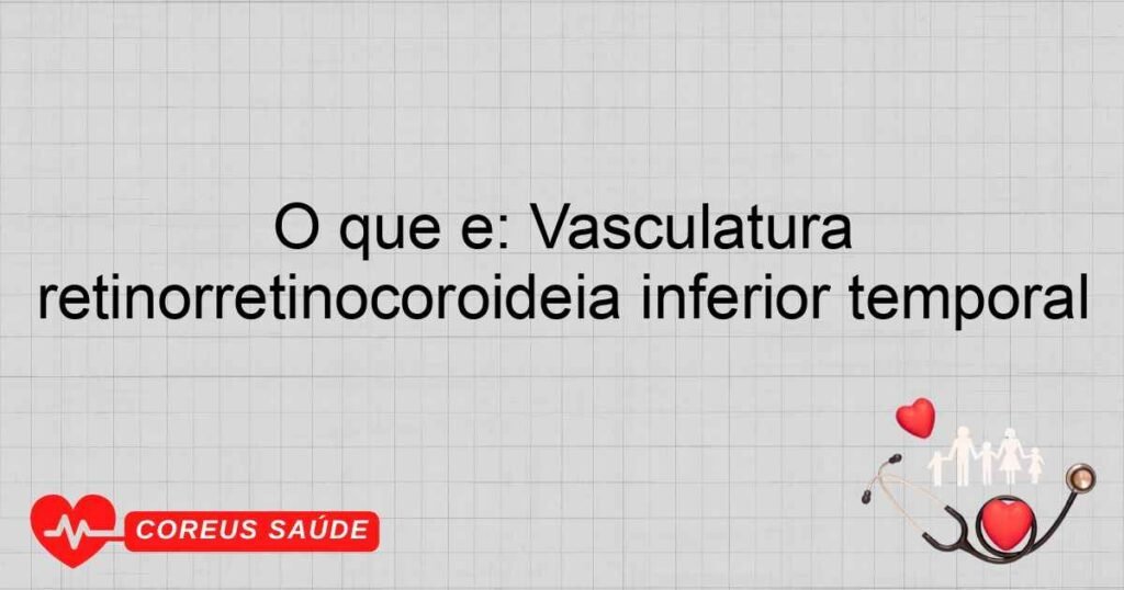 O que é: Vasculatura retinorretinocoroideia inferior temporal