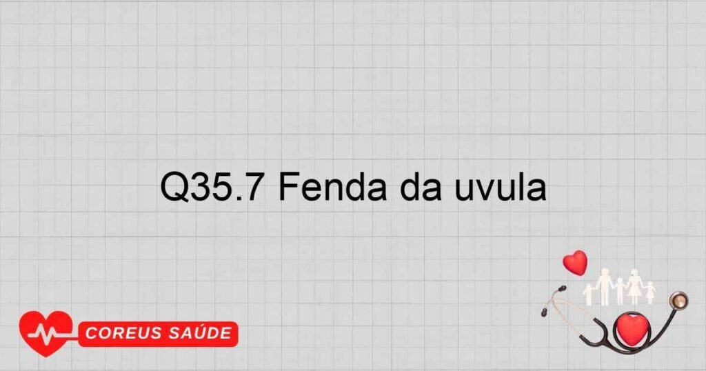 Q35.7 Fenda da úvula