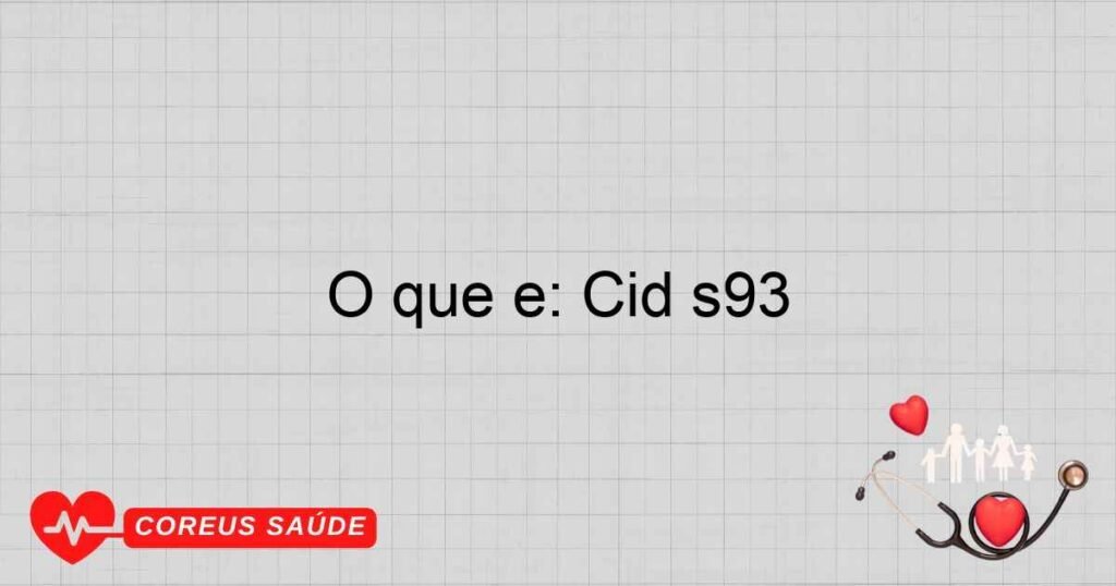 O que é: Cid s93