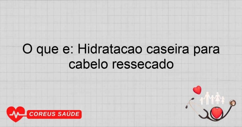 O que é: Hidratação caseira para cabelo ressecado O que é: Hidratação caseira para cabelo ressecado