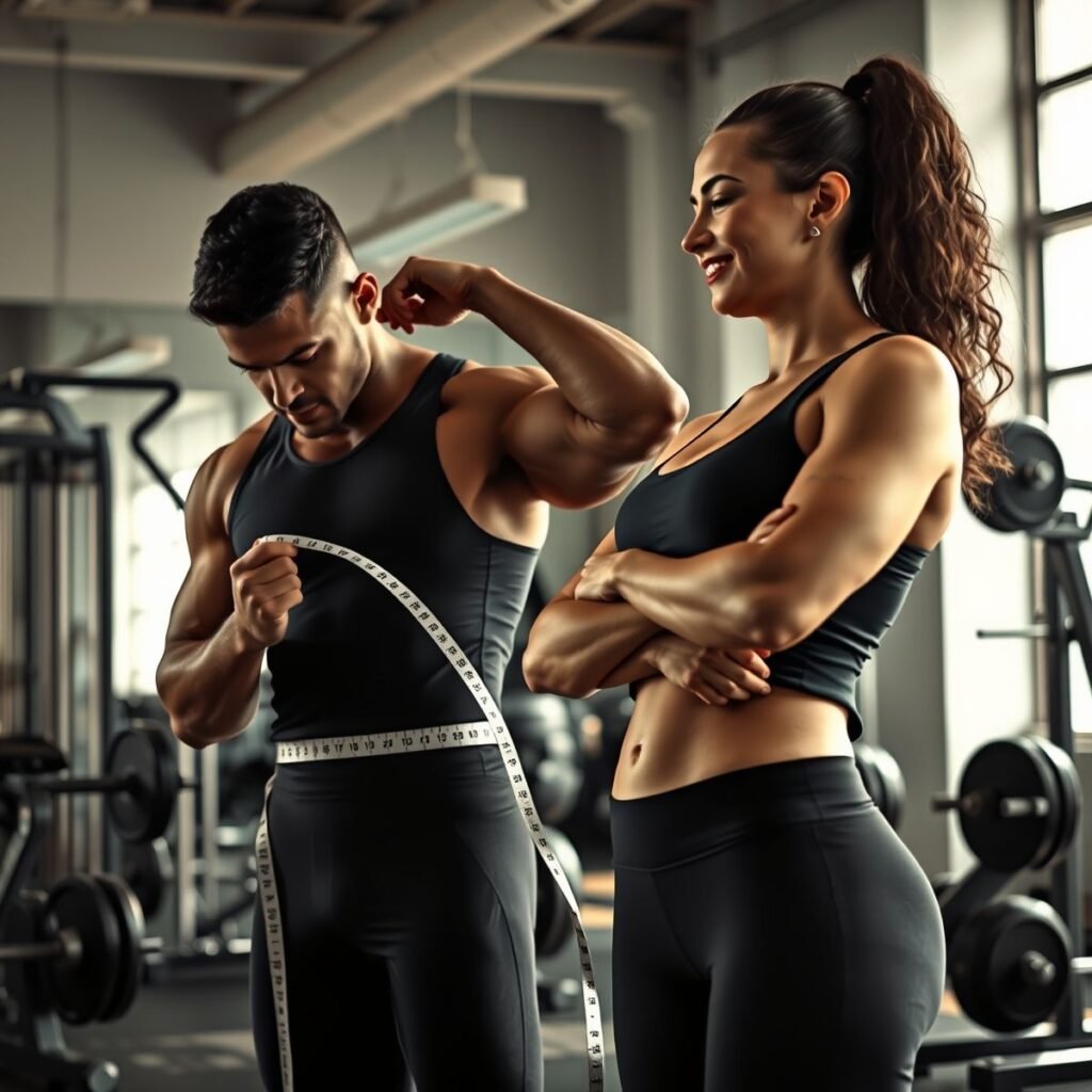 Como medir o progresso na musculação para hipertrofia eficazmente