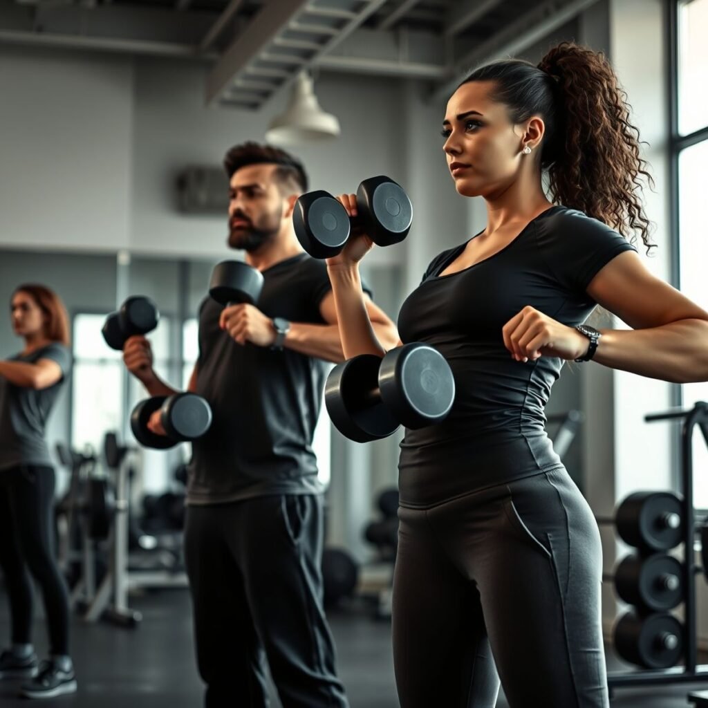 Como usar pesos livres para hipertrofia muscular de forma eficaz