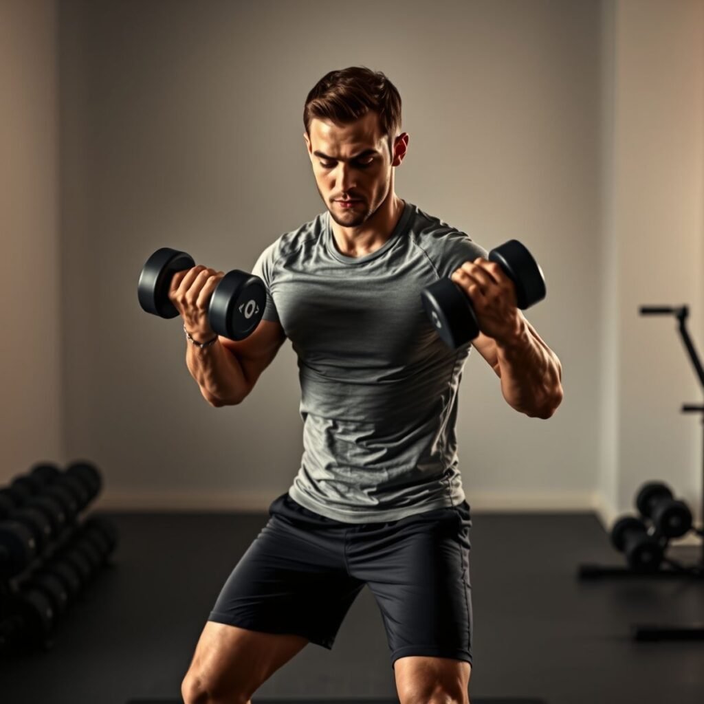 Como fazer rosca alternada com halteres para bíceps fortes Como fazer rosca alternada com halteres para bíceps fortes