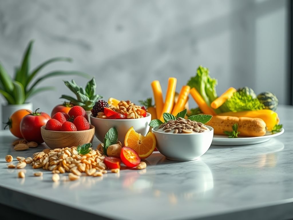 O que é: Snacks saudáveis O que é: Snacks saudáveis