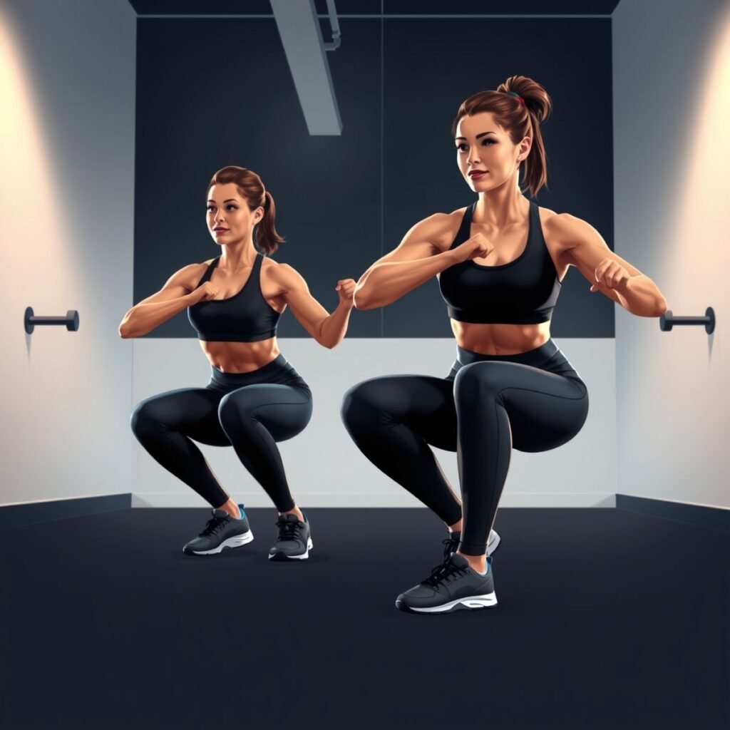 Exercício de agachamento: guia completo para glúteos fortes Exercício de agachamento: guia completo para glúteos fortes