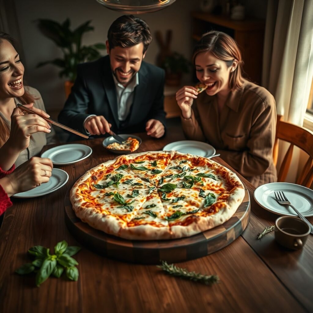 Pizza fit com gorgonzola: receita saudável e deliciosa