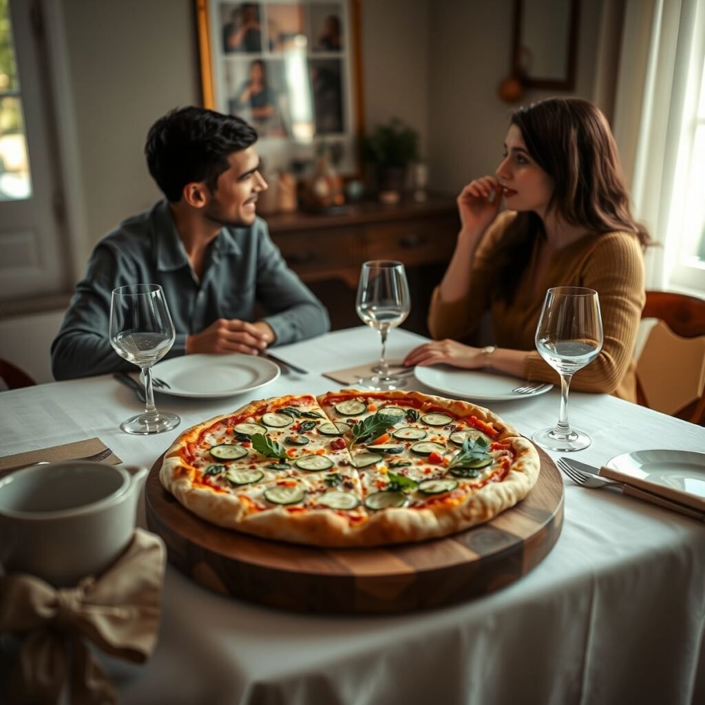 Pizza fit de abobrinha com queijo: receita saudável e saborosa