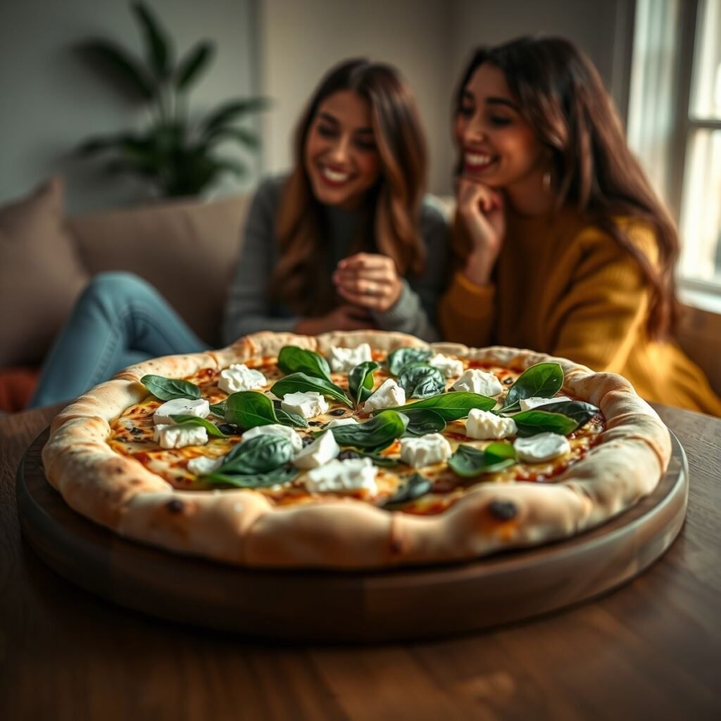 Pizza fit de espinafre com ricota: receita saudável e gostosa Pizza fit de espinafre com ricota: receita saudável e gostosa