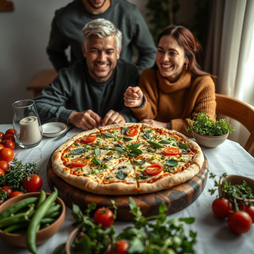 Pizza fit de ervilha: receita saudável e nutritiva para você