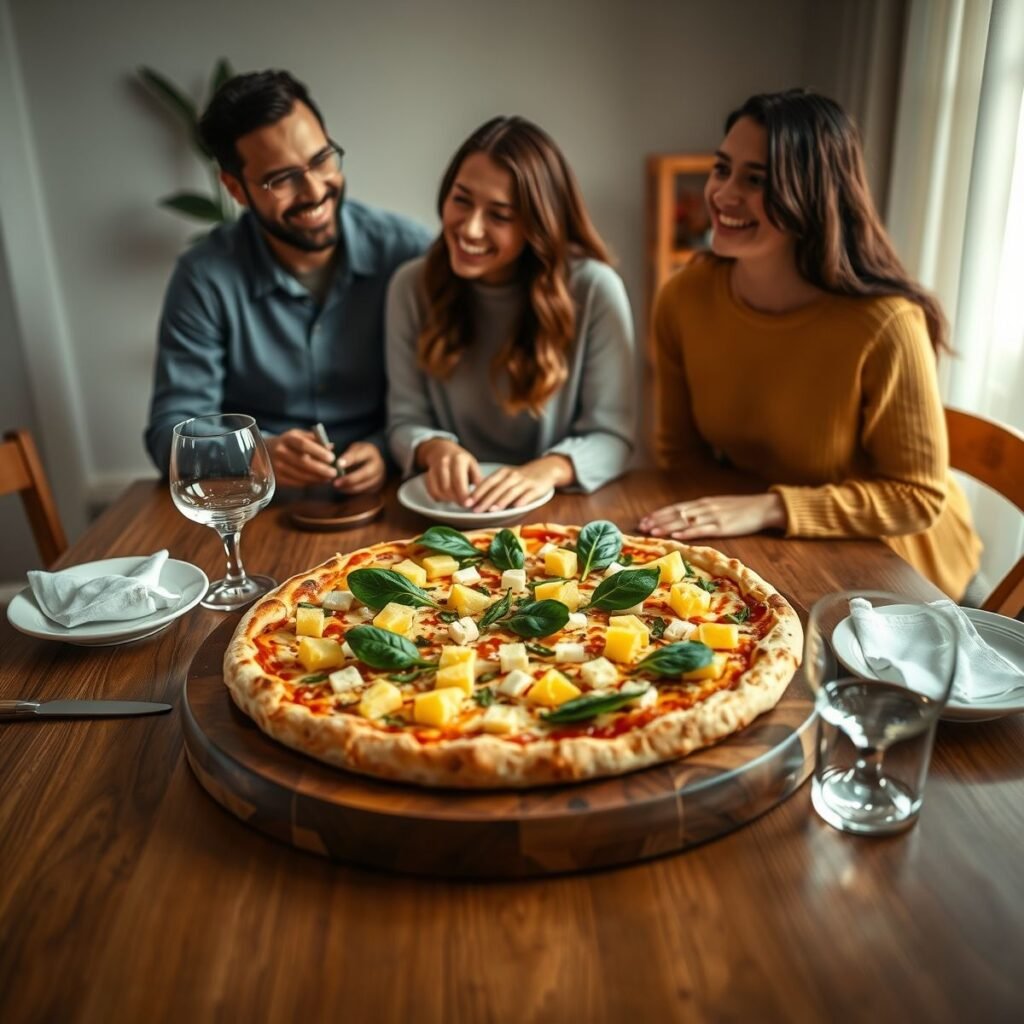 Pizza fit com abacaxi: receita saudável e deliciosa Pizza fit com abacaxi: receita saudável e deliciosa