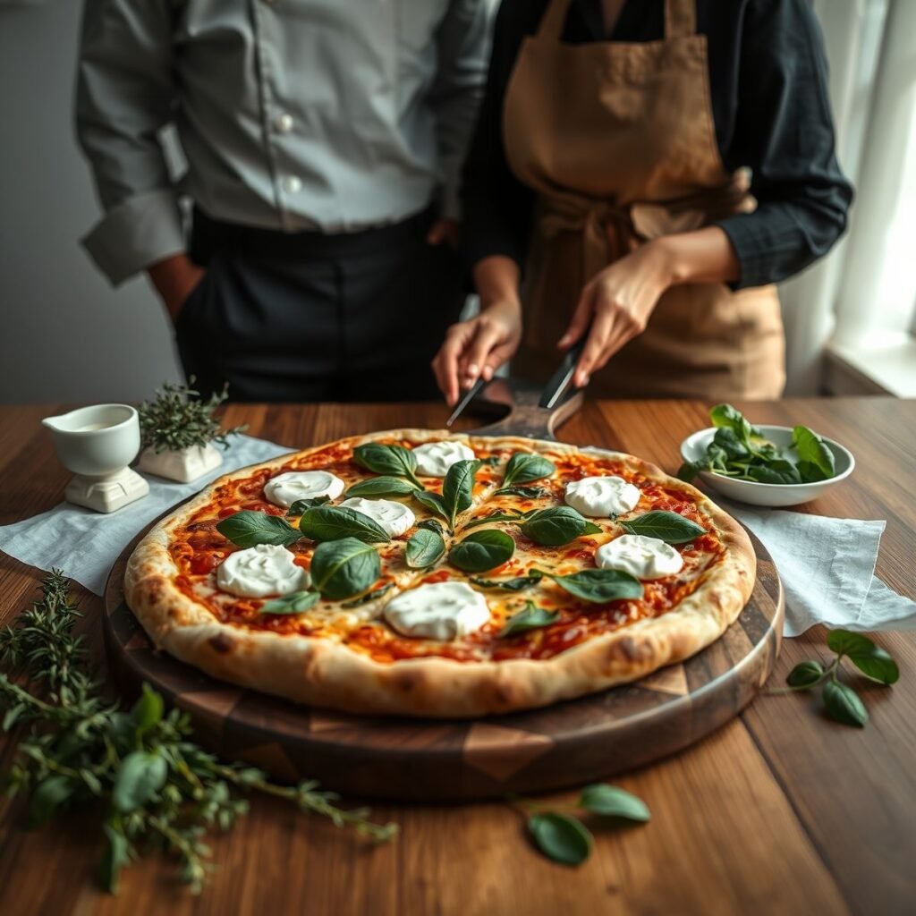 Pizza fit com ricota e espinafre: receita saudável e deliciosa