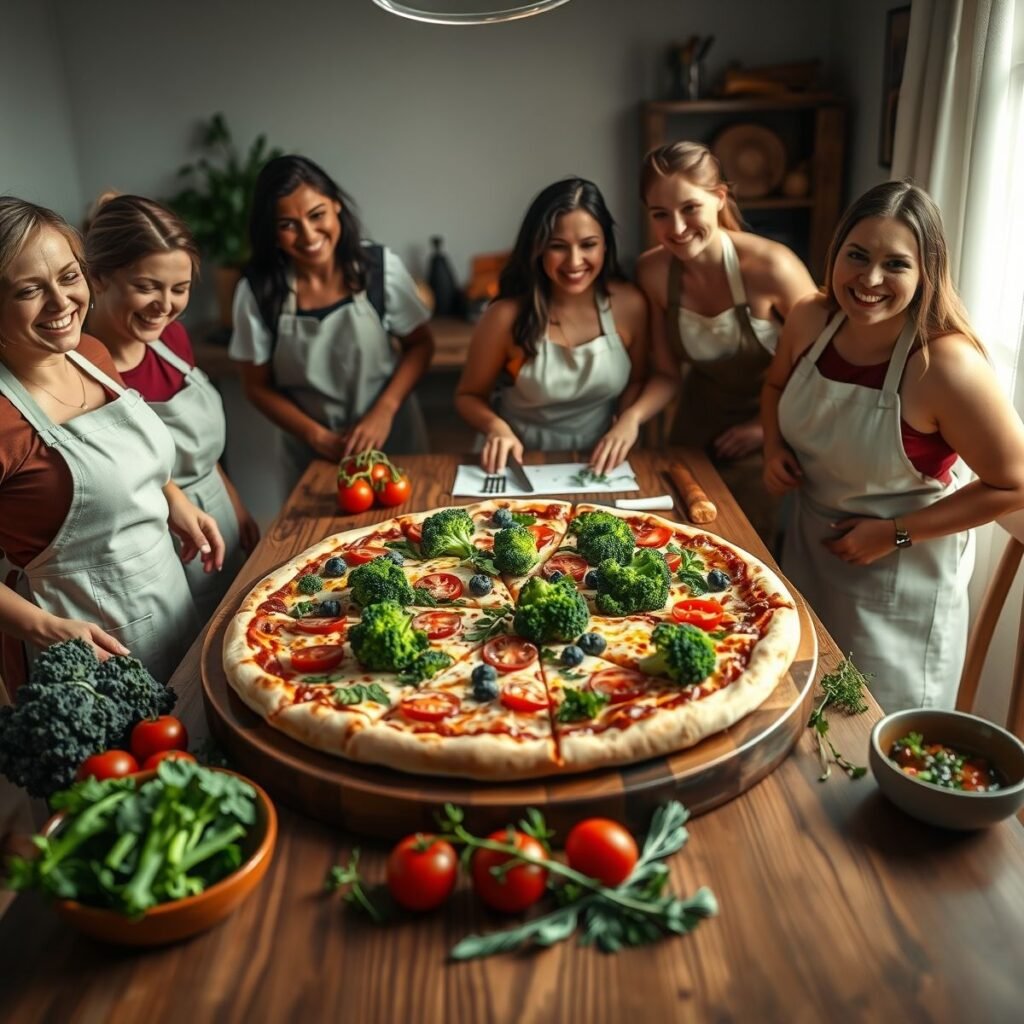 Pizza fit de brócolis: receita saudável e saborosa