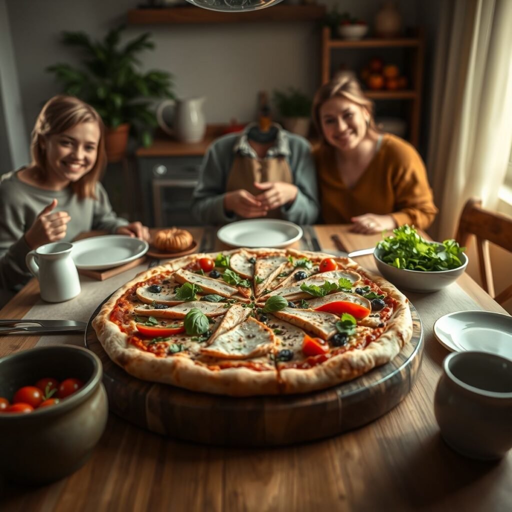 Pizza Fit com Peito de Peru: Receita Saudável e Deliciosa