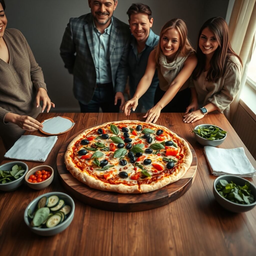 Pizza fit com azeitona: receita saudável e saborosa