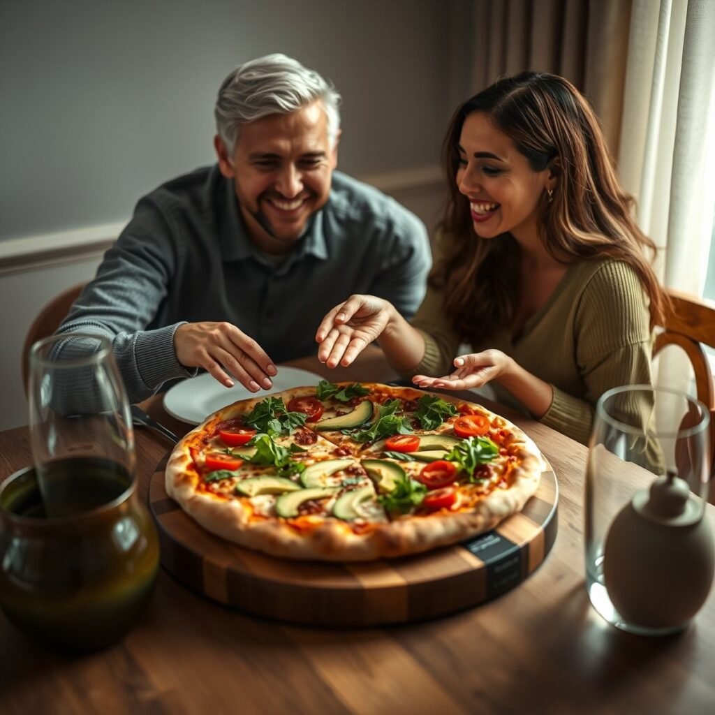 Pizza fit com abacate: receita saudável e deliciosa Pizza fit com abacate: receita saudável e deliciosa