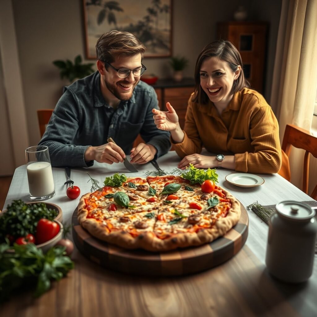 Pizza fit com aveia e iogurte: receita saudável e deliciosa
