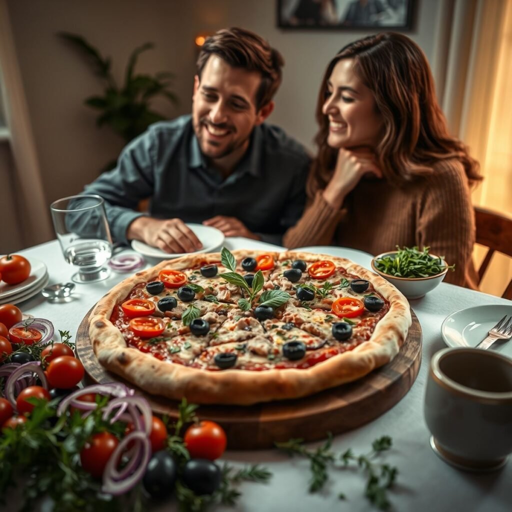 Pizza fit de atum: receita saudável e saborosa para musculação Pizza fit de atum: receita saudável e saborosa para musculação