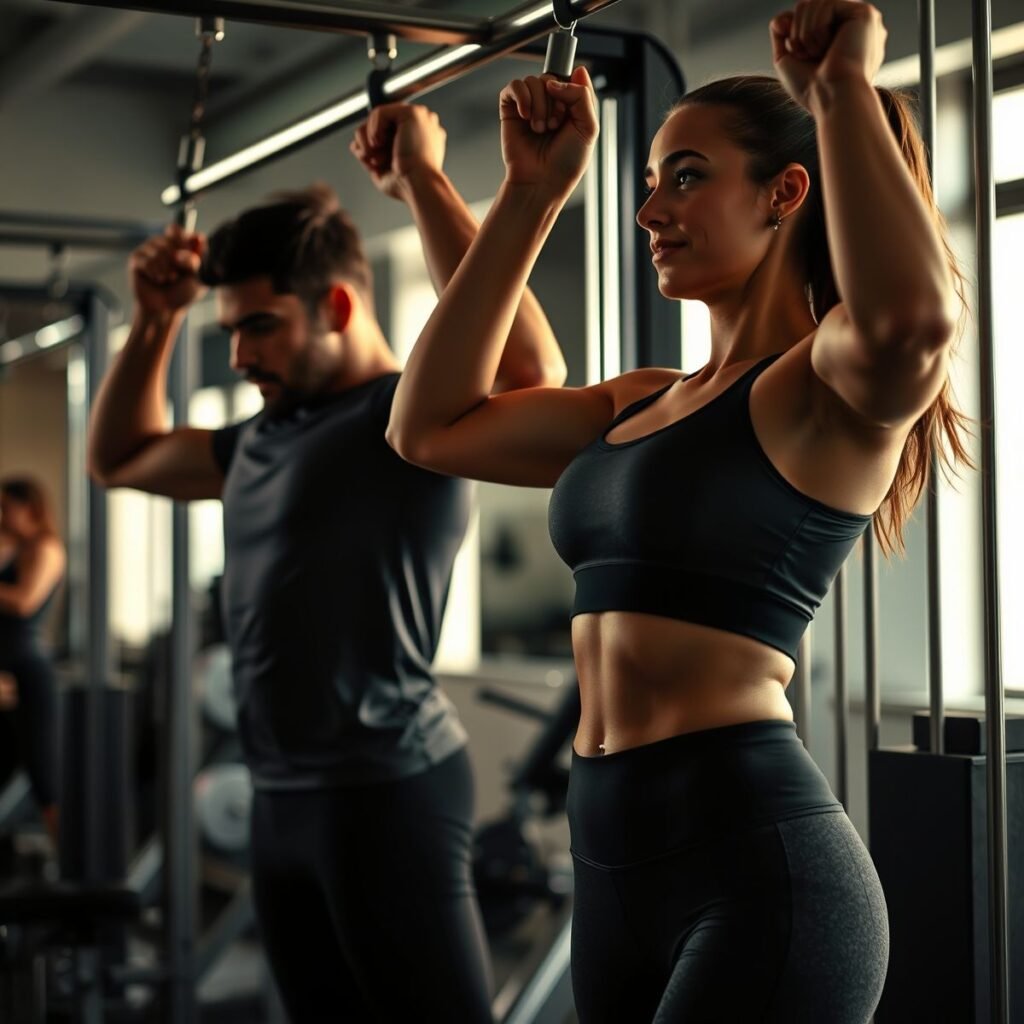 Tríceps com máquina de puxada: guia completo para treinos eficazes