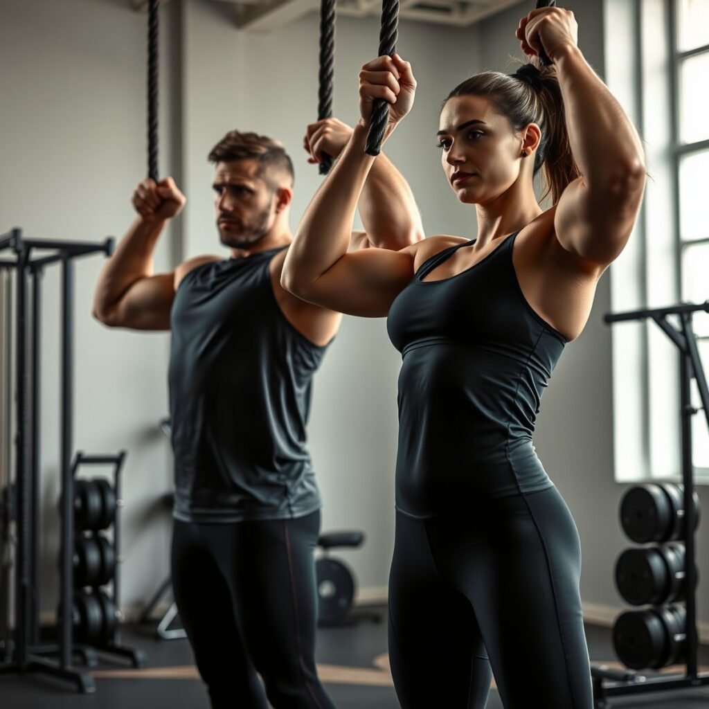 Tríceps com corda: guia completo para fortalecer seus braços