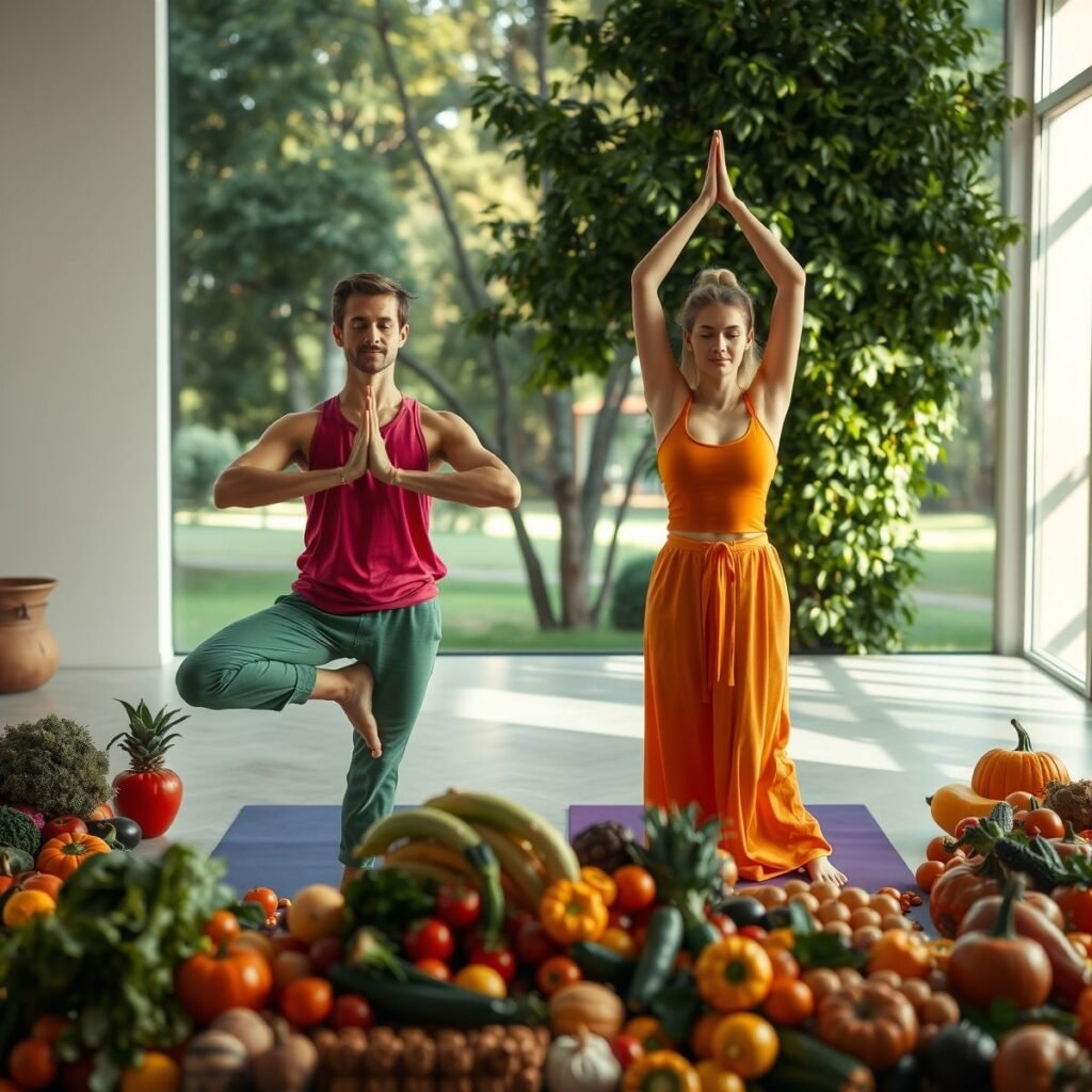 Vitaminas e a prática de yoga: benefícios e importância para a saúde