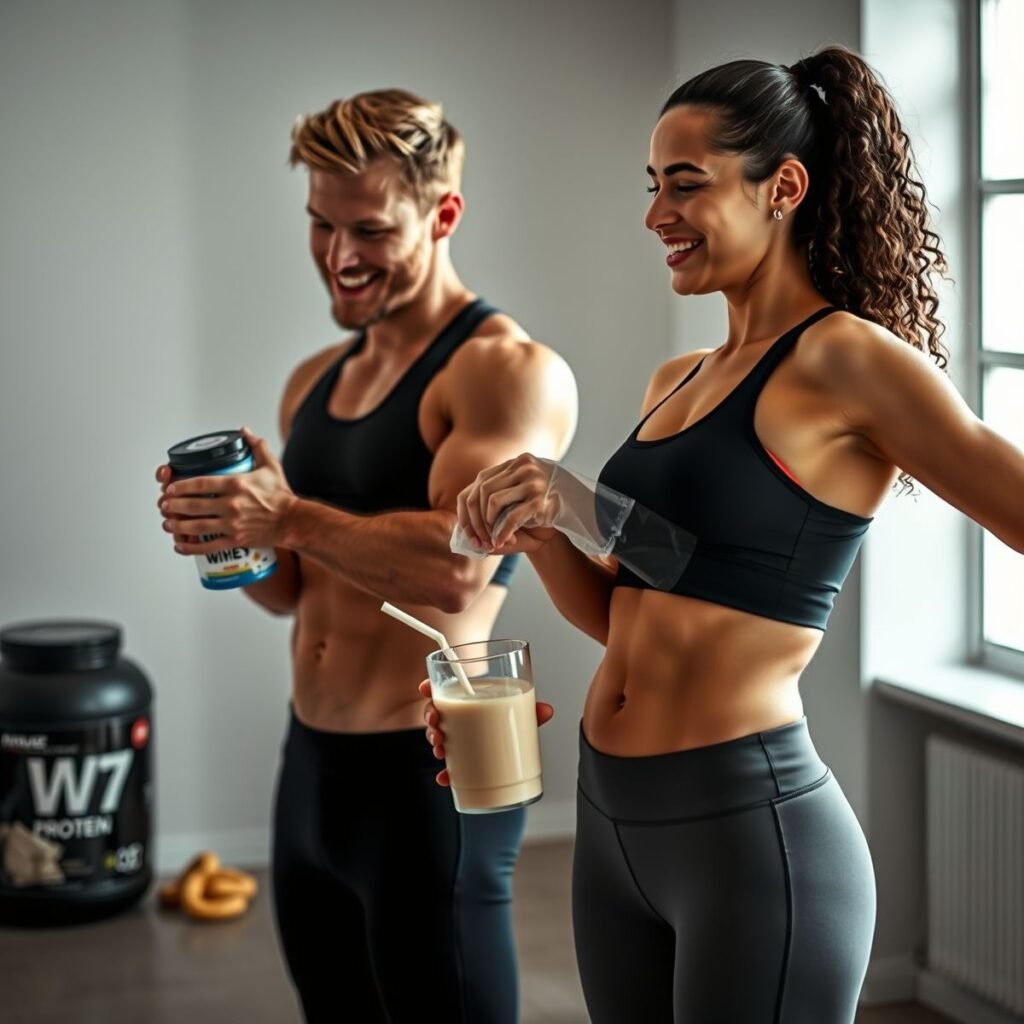 Whey protein para ganhar massa muscular: benefícios e tipos