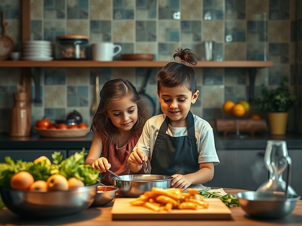 Cozinha saudável para crianças Cozinha saudável para crianças